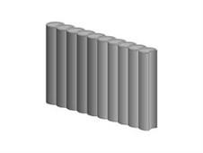 DITON Palisádový obrubník přírodní